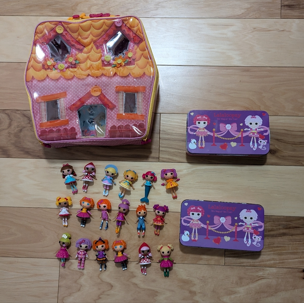 Lalaloopsy collection mini doll & case & tins